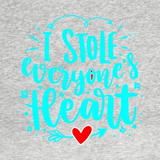 I Stole Everyone's Heart - kids boys girls T-Shirt